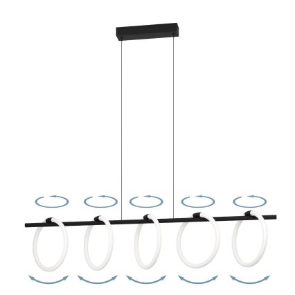 Eglo - Lampa wisząca LED na linkach 5xLED/7W/230V