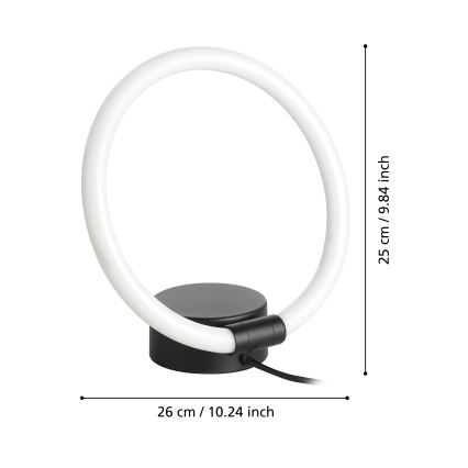Eglo - LED Lampa stołowa LED/11,5W/230V