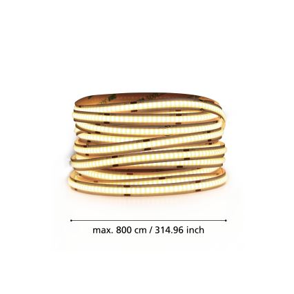 Eglo - LED Taśma 8m LED/64W/24/230V 3000K