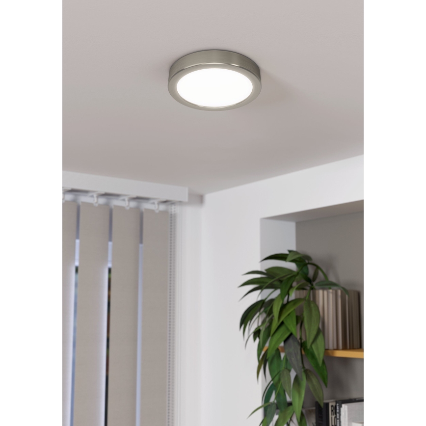 Eglo - LED Plafon ściemnialny LED/11W/230V matowy chrom