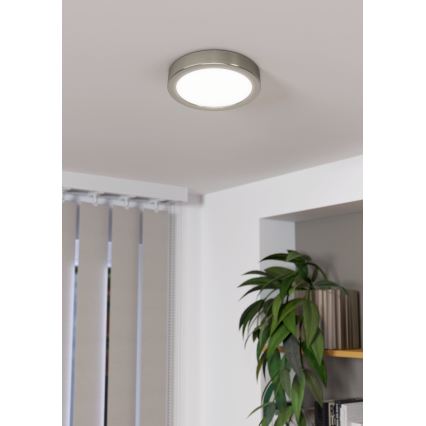 Eglo - LED Regulowane oświetlenie sufitowe LED/11W/230V matowy chrom