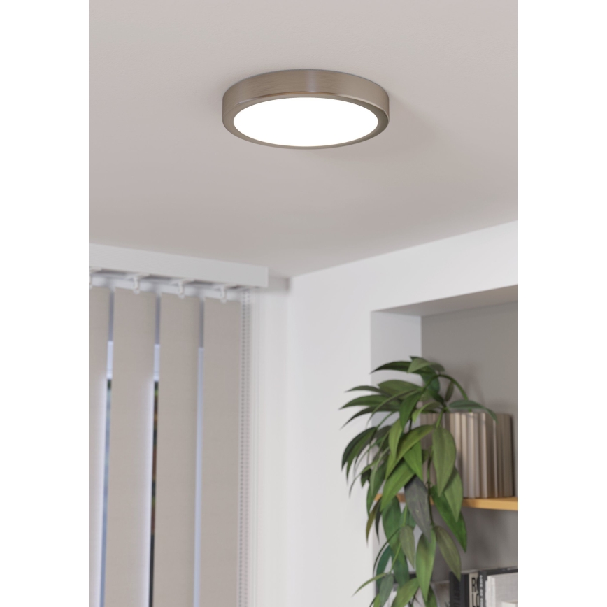 Eglo - LED Plafon ściemnialny LED/17W/230V matowy chrom