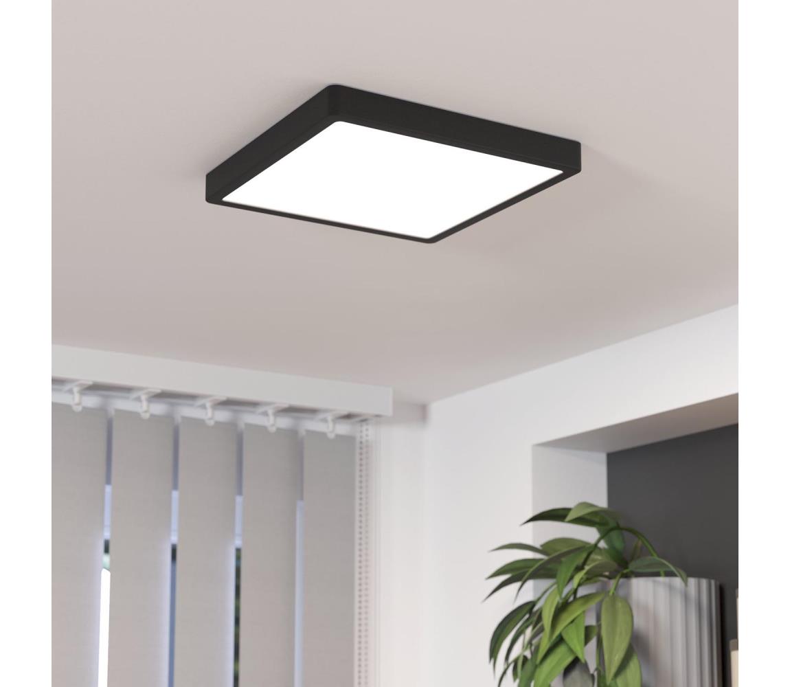 Eglo 900588 - LED Ściemnialny plafon FUEVA LED/20,5W/230V czarny
