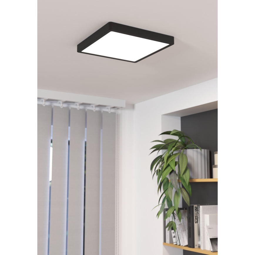 Eglo - LED Regulowane natynkowe oświetlenie sufitowe LED/20,5W/230V czarne