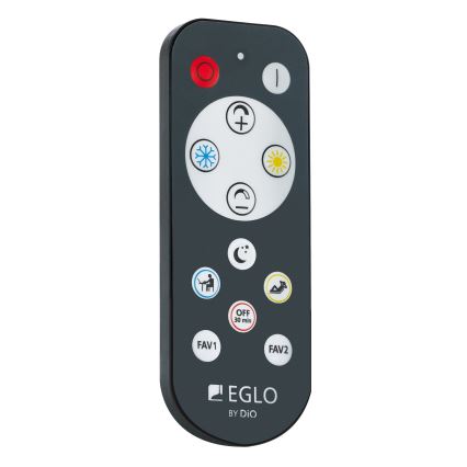 Eglo - LED Ściemnialny plafon LED/25,6W/230V + pilot