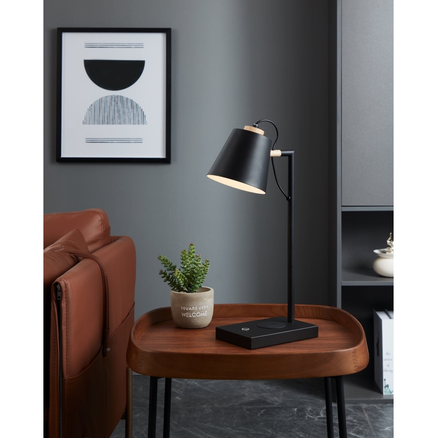 Eglo 900626 - ściemnialna lampa LED z bezprzewodowym ładowaniem LACEY LED/5,5W/230V