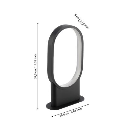 Eglo - LED Lampa stołowa LED/10,8W/230V