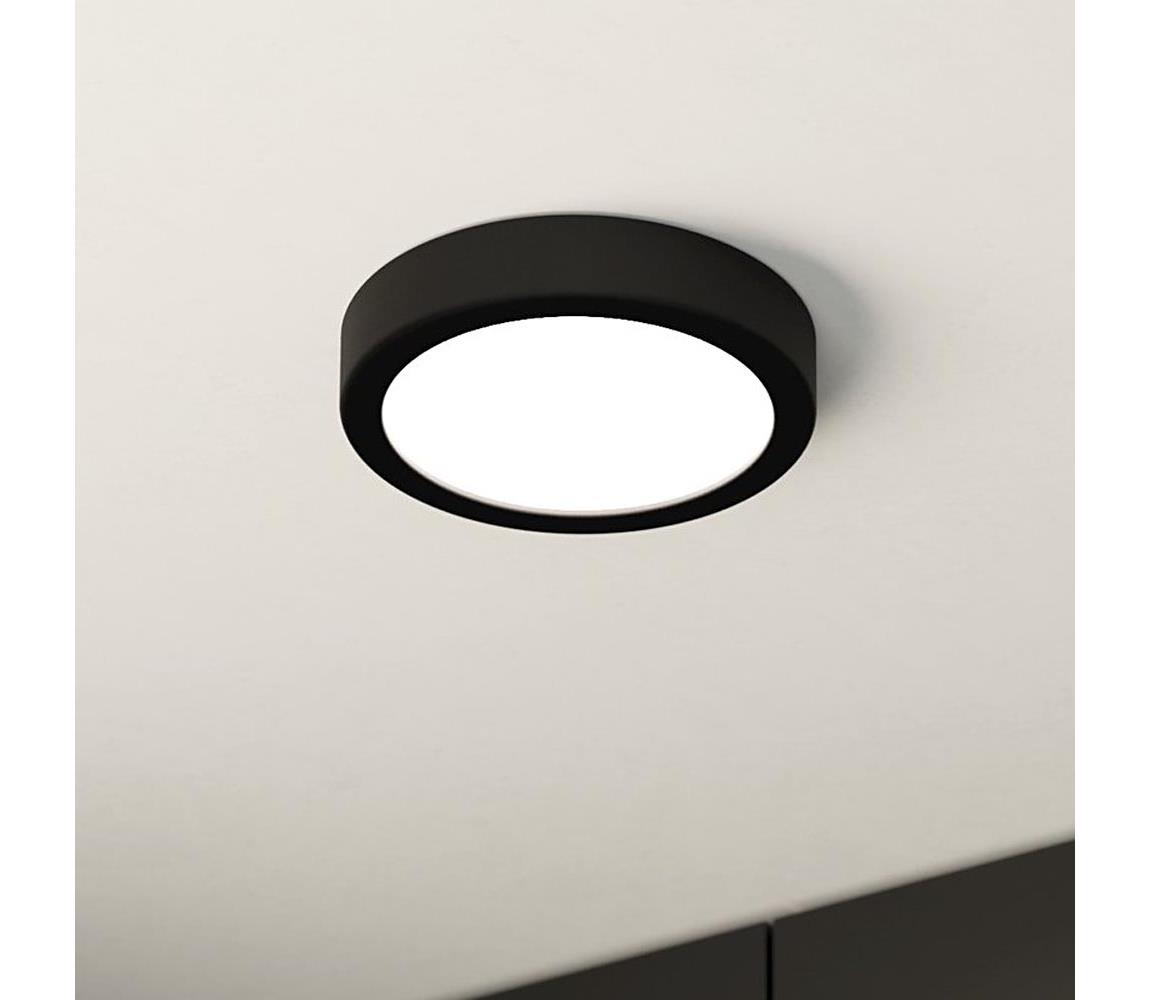 Eglo 900637 - LED Plafon łazienkowy FUEVA LED/11W/230V IP44 czarny