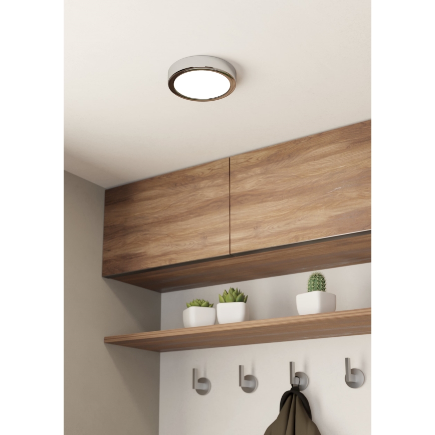Eglo - LED Plafon łazienkowy LED/11W/230V IP44 chrom błyszczący
