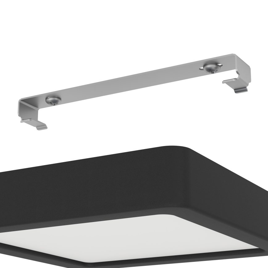 Eglo - LED łazienkowa oprawa sufitowa LED/11W/230V IP44 czarna 16x16 cm