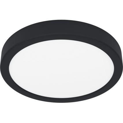 Eglo - LED plafon łazienkowy LED/17W/230V czarny IP44 śr. 21 cm