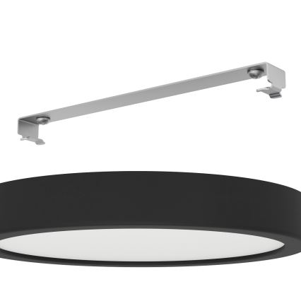 Eglo - LED plafon łazienkowy LED/17W/230V czarny IP44 śr. 21 cm