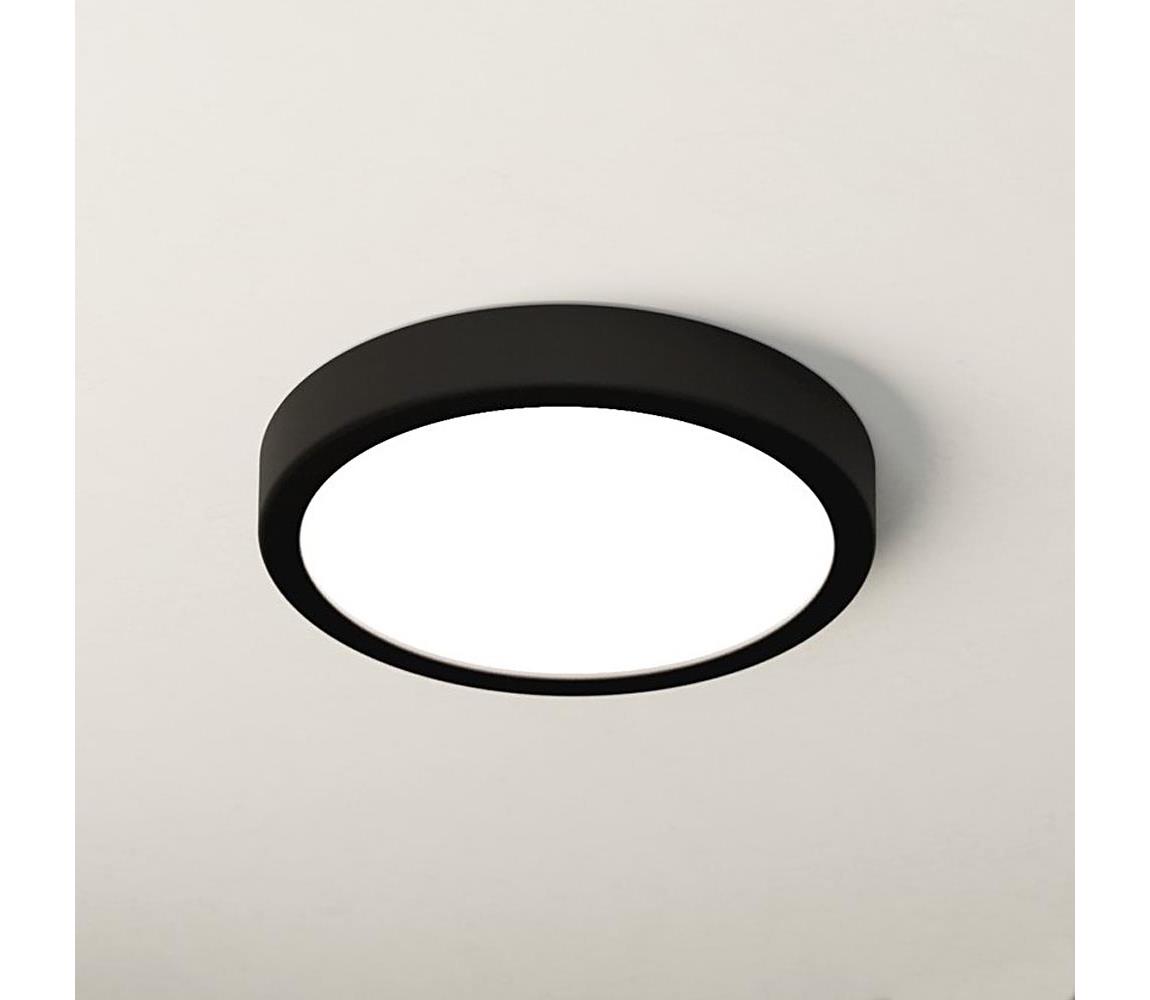 Eglo 900653 - LED Plafon łazienkowy FUEVA LED/17W/230V czarny IP44