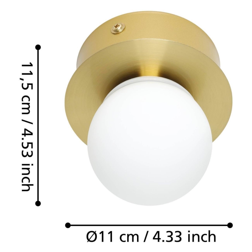 Eglo - LED Plafon łazienkowy LED/3,3W/230V IP44 złoty