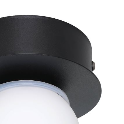 Eglo - LED Plafon łazienkowy LED/3,3W/230V IP44 czarny