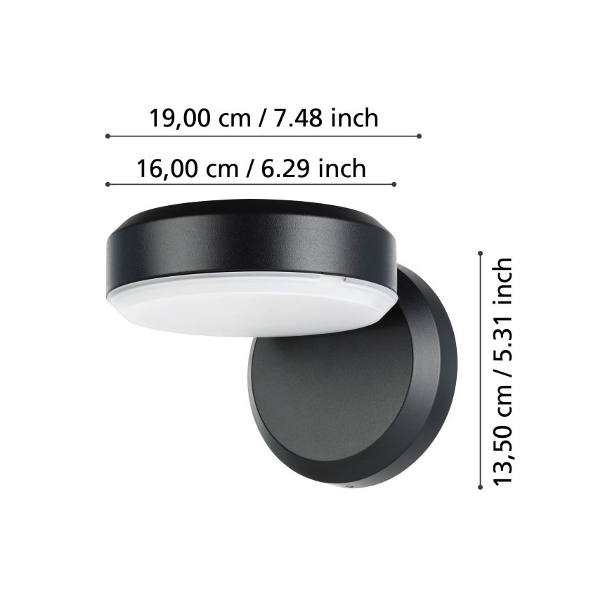 Eglo - LED Kinkiet zewnętrzny LED/10,8/230V IP54