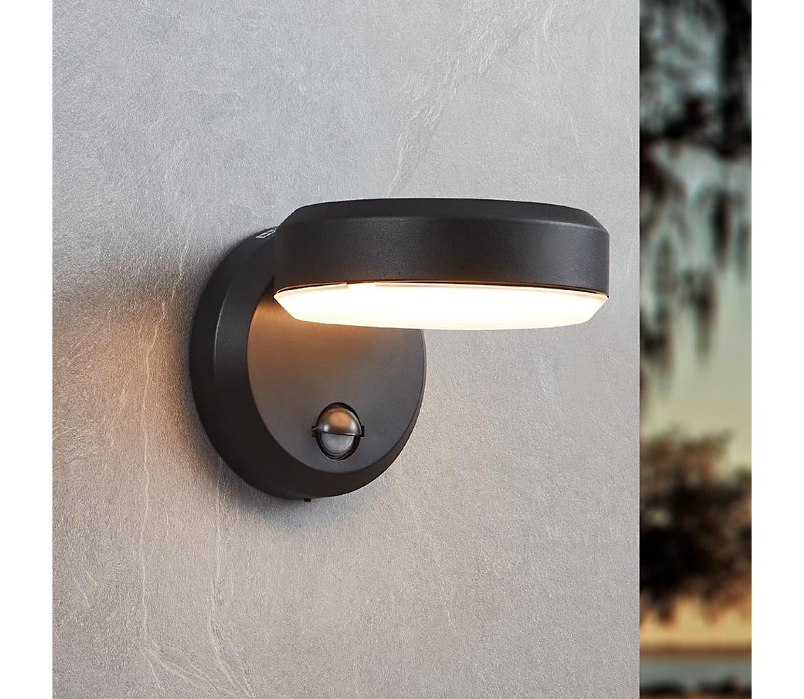 Eglo 900674 - LED Kinkiet zewnętrzny z czujnikiem FORNACI 10,8/230V IP44