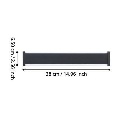 Eglo - LED Kinkiet zewnętrzny 2xLED/3,7W/230V 3000K IP55
