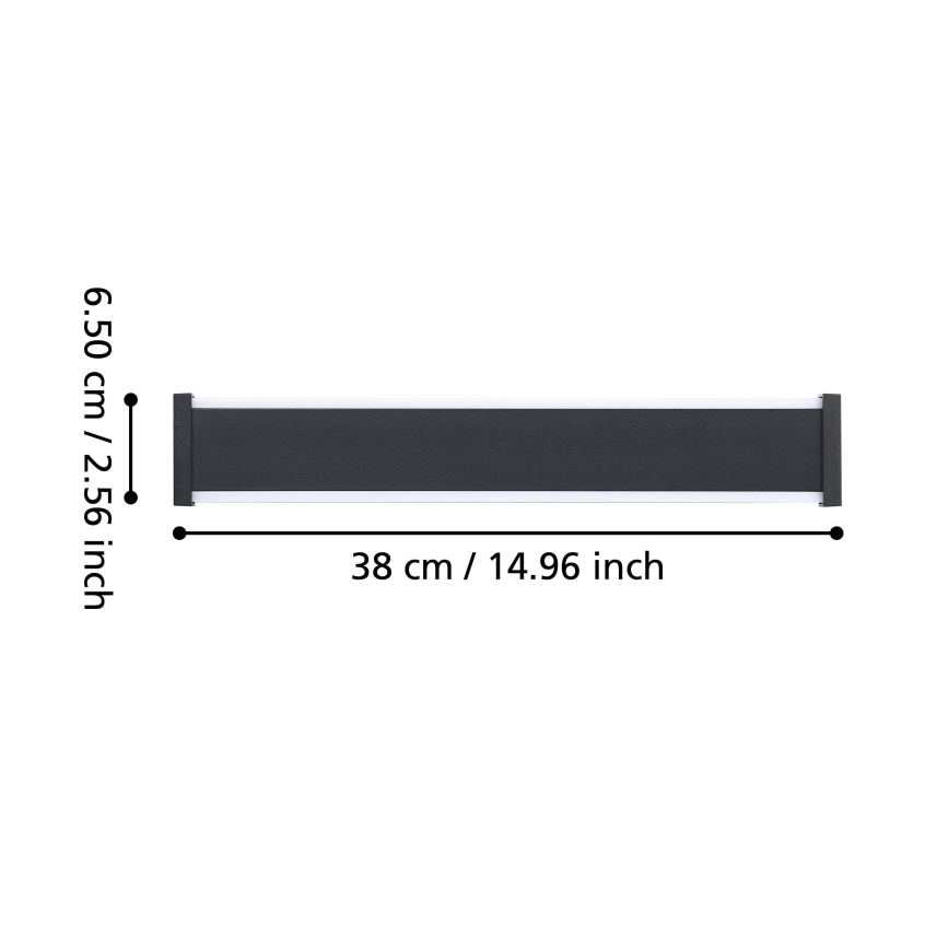 Eglo - LED Kinkiet zewnętrzny 2xLED/3,7W/230V 3000K IP55