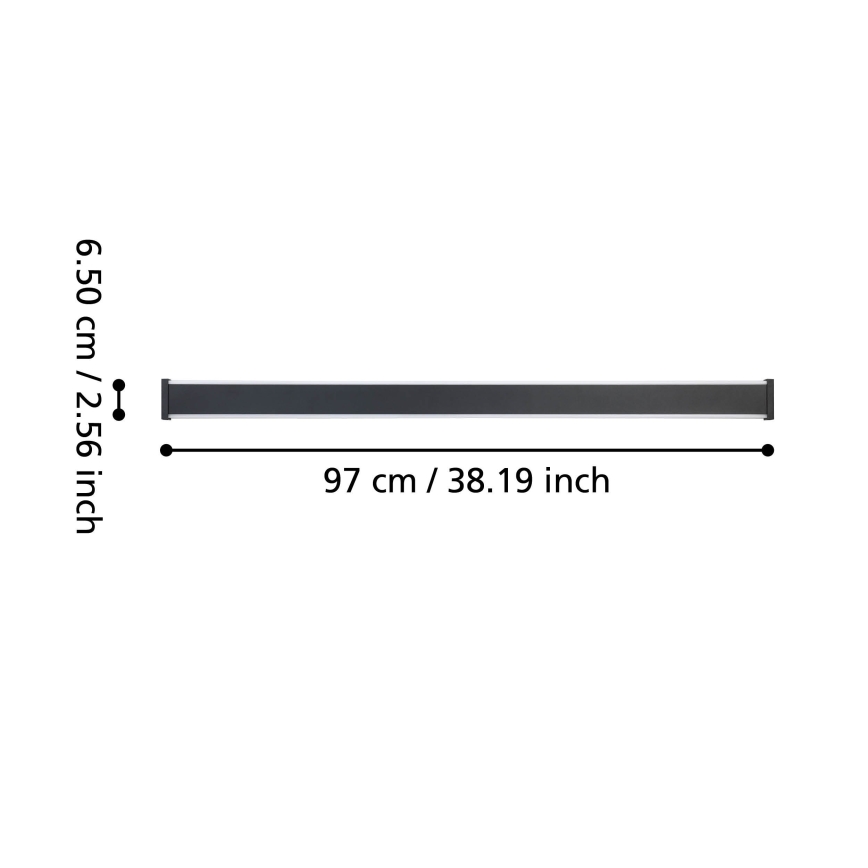 Eglo - LED Kinkiet zewnętrzny 2xLED/11W/230V 3000K IP55