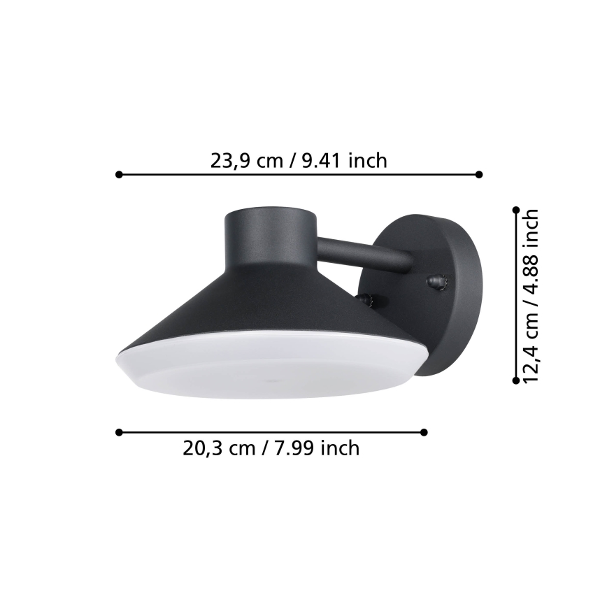 Eglo - LED Kinkiet zewnętrzny 1xGU10/4,6W/230V IP44