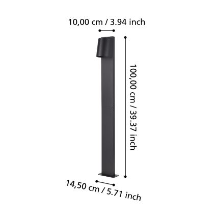 Eglo - LED Lampa zewnętrzna 1xGU10/4,6W/230V IP54