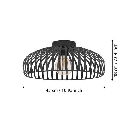 Eglo - Lampa sufitowa 1xE27/40W/230V śr. 43 cm