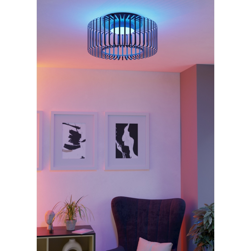 Eglo - Ściemnialna lampa sufitowa RGBW LED/22W/230V 2700-6500K