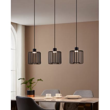 Eglo - LED RGBW Ściemnialny żyrandol na lince 3xLED/3,7W/230V 2700-6500K
