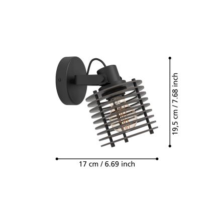 Eglo - Kinkiet punktowy 1xE27/40W/230V