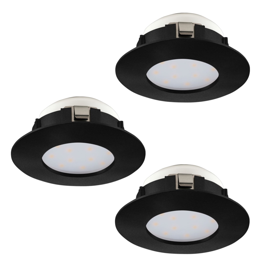 Eglo - ZESTAW 3x LED Łazienkowa oprawa wpuszczana PINEDA LED/4,9W/230V IP44