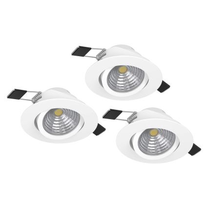 Eglo - ZESTAW 3xLED Oświetlenie ściemnialne 3xLED/6W/230V białe