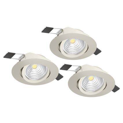 Eglo - ZESTAW 3xLED Oświetlenie ściemnialne 3xLED/6W/230V chrom