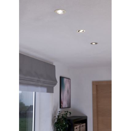 Eglo - ZESTAW 3xLED Oświetlenie ściemnialne 3xLED/6W/230V matowy chrom