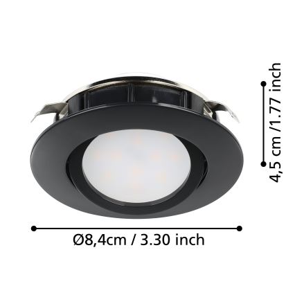 Eglo - Oświetlenie punktowe LED ściemnialne/5,5W/230V