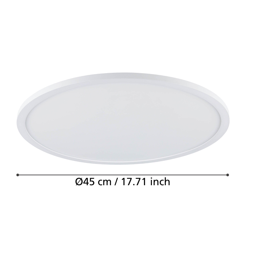 Eglo - LED Plafon ściemnialny LED/33,5W/230V śr. 45 cm biały