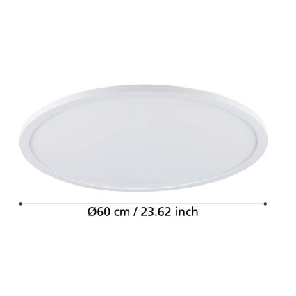 Eglo - LED Plafon ściemnialny LED/41W/230V śr. 60 cm biały