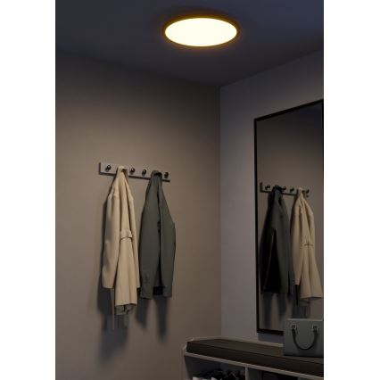 Eglo - LED Plafon ściemnialny LED/33,5W/230V śr. 45 cm czarny