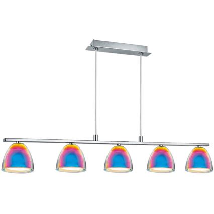Eglo 90079 - Lampa wisząca ACENTO 5xG9/33W/230V