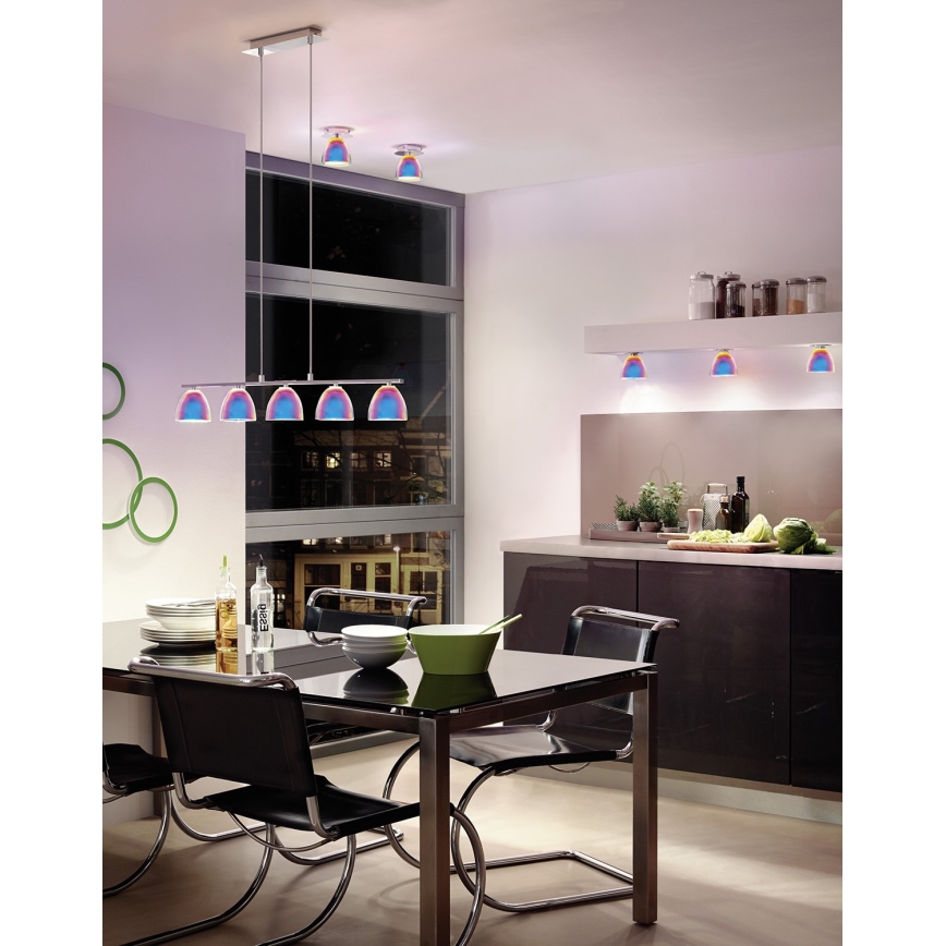 Eglo 90079 - Lampa wisząca ACENTO 5xG9/33W/230V
