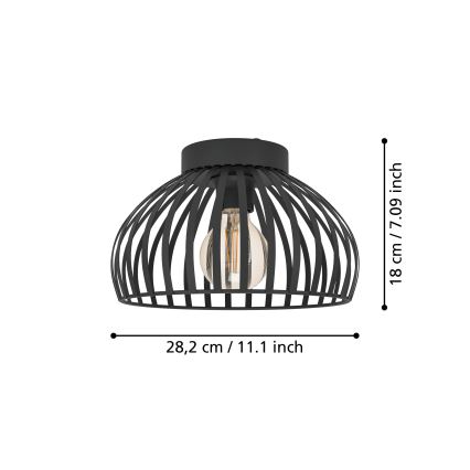 Eglo - Lampa sufitowa 1xE27/40W/230V śr. 28 cm