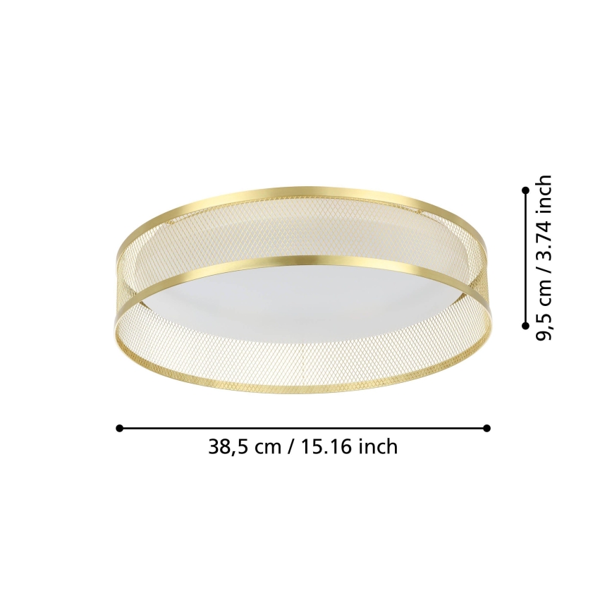 Eglo - LED Plafon LED/20W/230V złoty