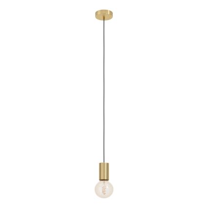 Eglo - Żyrandol na lince 1xE27/40W/230V złoty