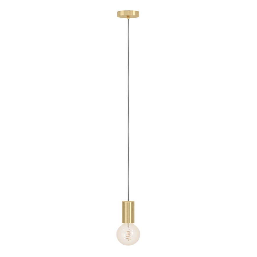 Eglo - Żyrandol na lince 1xE27/40W/230V złoty