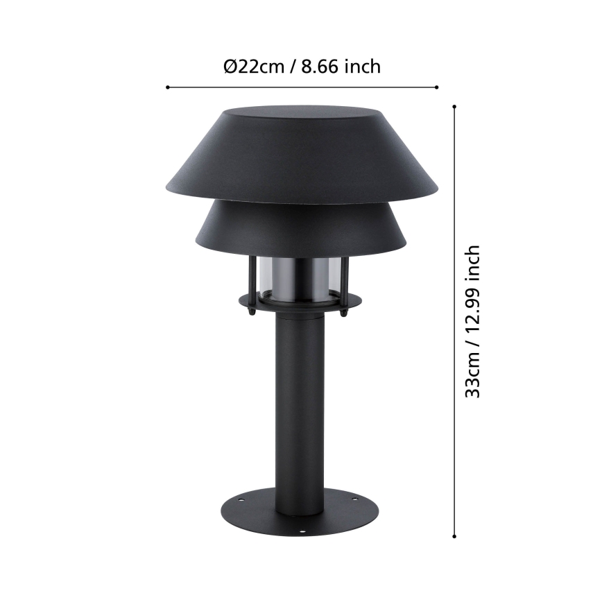 Eglo - Lampa zewnętrzna 1xE27/40W/230V 33 cm IP65