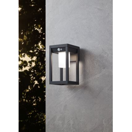 Eglo - LED solarny kinkiet ścienny z czujnikiem LED/3,7W/3,7V 2000 mAh IP44