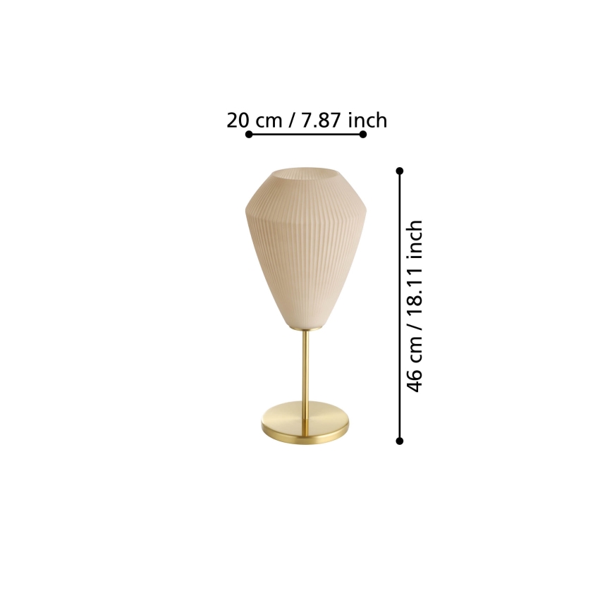 Eglo - Lampa stołowa 1xE27/40W/230V