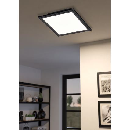 Eglo - LED Plafon LED/14W/230V 30x30 cm czarny