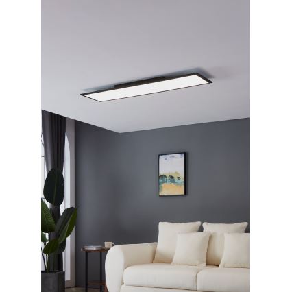 Eglo - LED Plafon LED/33W/230V 120x30 cm czarny