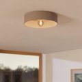 Eglo 900838 - Plafon DUAIA 1xE27/40W/230V brązowy